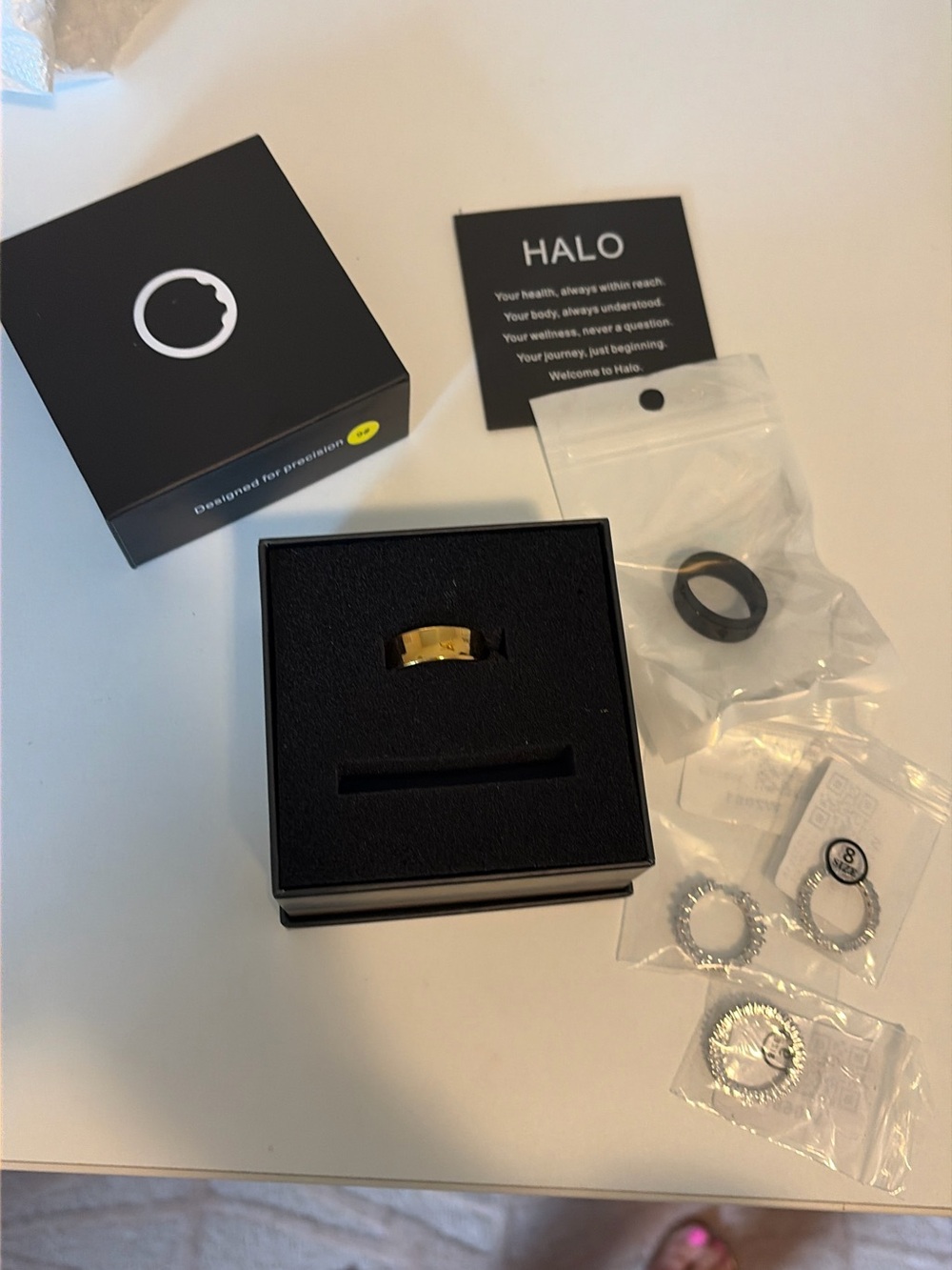 HALO 3 Gold Smart Ring